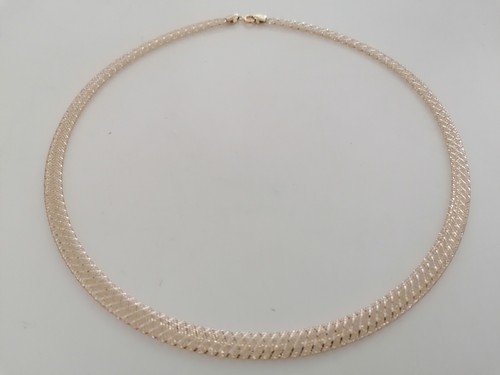 Collana collier oro bicolore - collana,