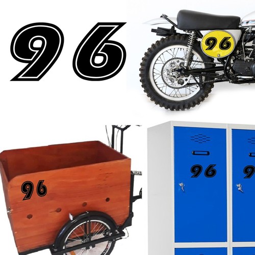 Numero eras adesivo - 96, in