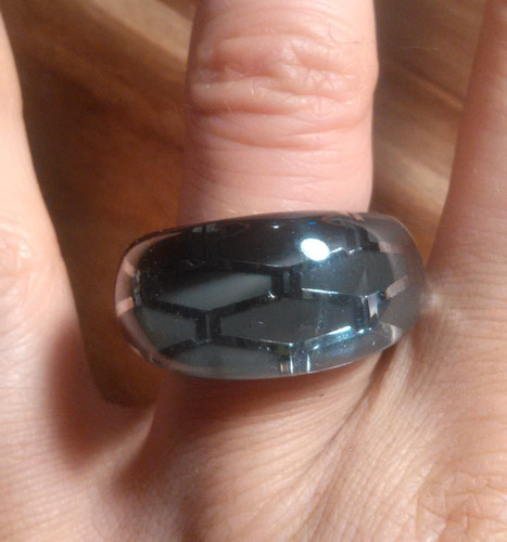 Anello astratto calvin klein - anello,