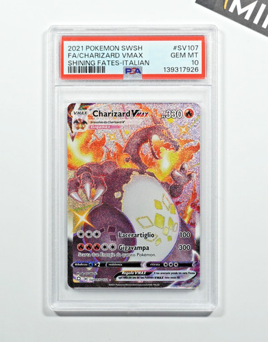 Pokemon psa charizard vmax - 10,