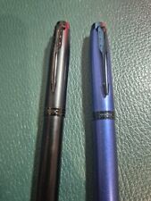 Parker Set 2 Penna A Sfera Modello IM Monochrome Blu E Nera Come Nuove