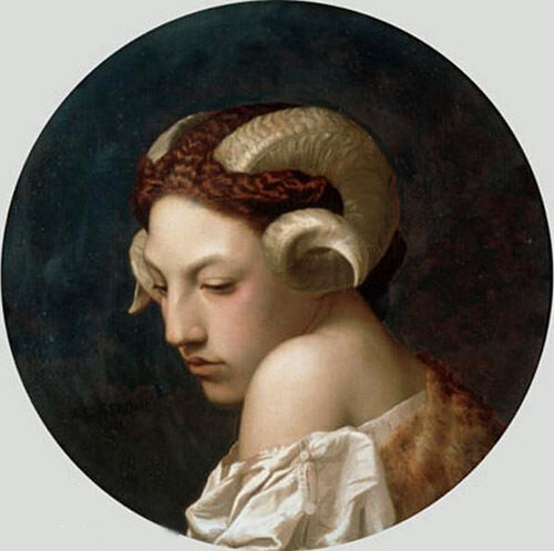 Dipinto olio perfetto giovane