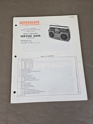 Superscope registratore - , a