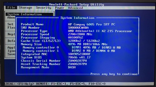 Compaq 6005 pro sff amd - 6005, pc