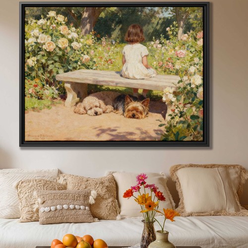 Stampa artistica cane - , natura