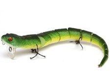 SAVAGE GEAR 3D GREEN SNAKE ESCA ARTIFICIALE PESCA LUCCIO SERPENTE 30 CM 57 GR