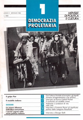 Democrazia proletaria mensile - proletaria,