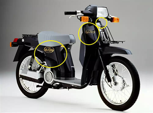 Kit adesivi honda sh - 5,