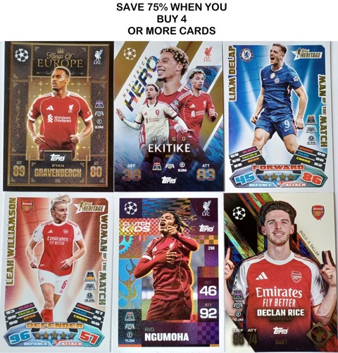 Carte match attax - match, extra