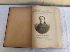 ANTICO LIBRO 1888 CON COPERTINA RIGIDA PREDICHE DI PADRE AGOSTINO DA MONTEFELTRO