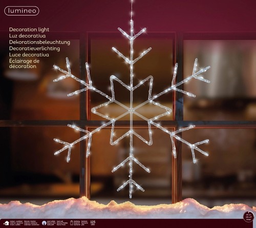 Fiocco neve 125 led - fiocco,