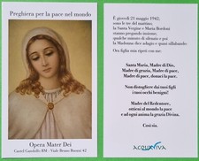 Preghiera per la pace nel mondo - Maria Bordoni - Opera Mater Dei - (A1)