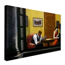 Room In New York - Wall Art di Edward Hopper - Stampa incorniciata arte da parete su tela
