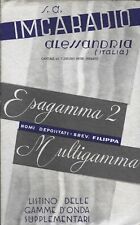 Imcaradio Alessandria - Esagamma 2 Multigamma Gamme Supplementari  Filippa Radio