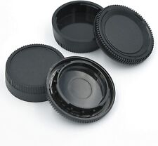 2 TAPPI POSTERIORE COPRI OBIETTIVO E 2 TAPPI CORPO BODY COMPATIBILE NIKON  BF 1A