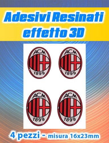 Adesivi milan calcio - 4,