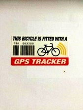 4 ADESIVI GPS TRACKER 75mm x