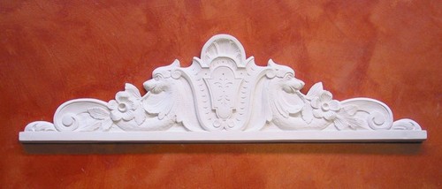 Bassorilievo gesso bianco - bassorilievo, in