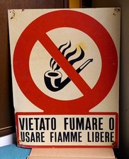 Cartello Vintage VIETATO