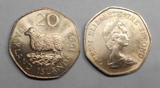 FALKLAND ISLANDS 20 Pence 1992  BU
