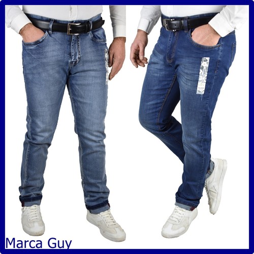 Jeans uomo elasticizzato slim