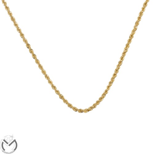 Collana oro giallo kt - in, 18