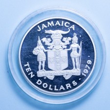 JAMAICA 10 DOLLARI 1979 ANNO