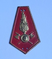 Gradi Medaglietta Metallo Vigili Del Fuoco Patch mostrine vintage fregio