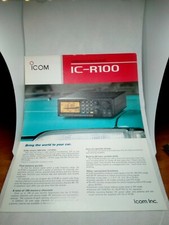 ICOM IC-100 BROCHURE ORIGINALE RADIO HF AMPLIFICATORE RIVISTA VINTAGE VHF UHF 