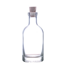 Bottiglie di vetro notturne