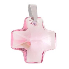 Ciondolo croce con cristallo