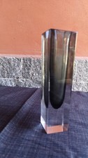 VASO QUADRATO IN VETRO DI MURANO SOMMERSO FLAVIO POLI