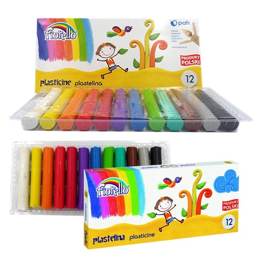 Plastilina fiorello 12col - fiorello, /12col/