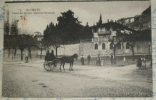 Cartolina d'epoca paesaggistica Italia Lombardia  Varese Gavirate calesse cavall