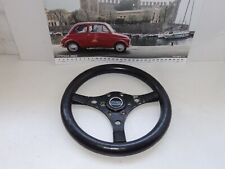 FIAT 500 ABARTH - VOLANTE IN PELLE Cm 31 SENZA MOZZO ORIGINALE RALLY MAN