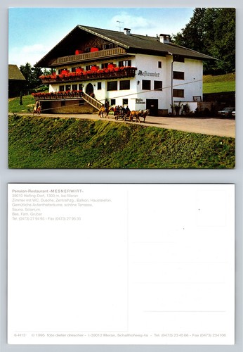 Cartolina pensione ristorante - cartolina,