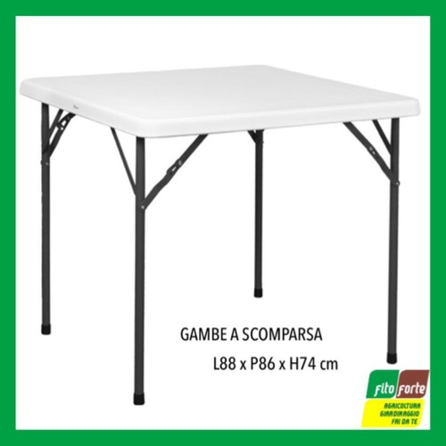 Tavolo metallo pvc bianco - tavolo, e