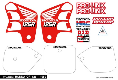 Adesivi honda 125 - honda,