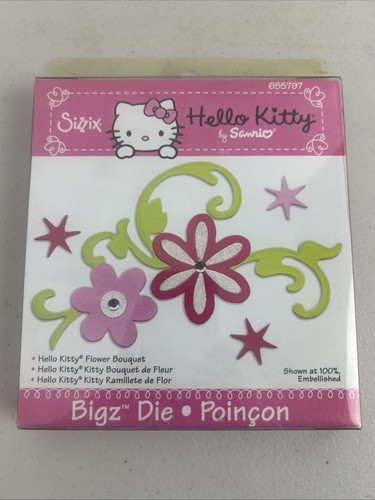 Htf sizzix hello kitty flower - kitty,