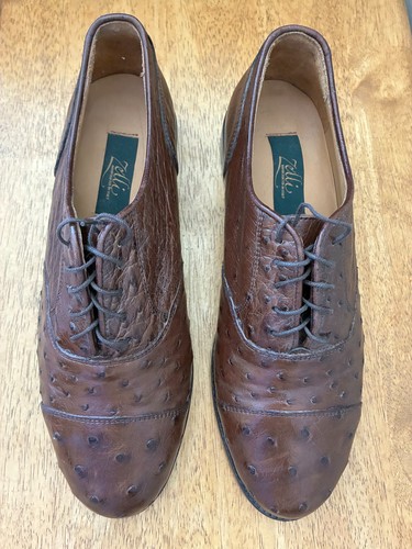 Scarpe zelli struzzo punta - scarpe,