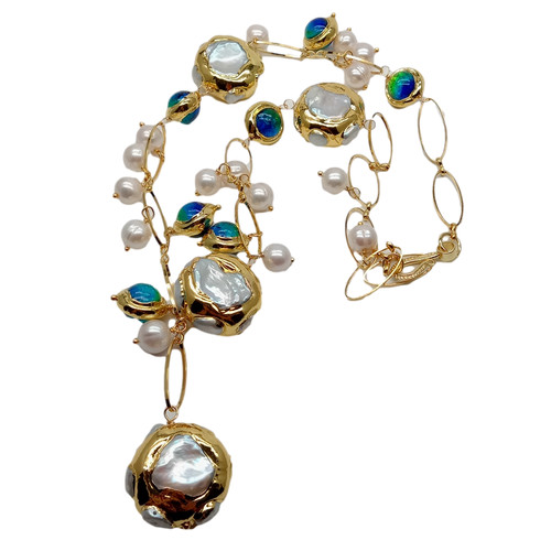 Collana vetro murano - collana, in