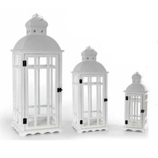 SET 3 LANTERNE CON STRUTTURA