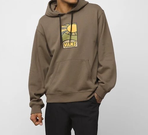 Felpa con cappuccio vans off - felpa,