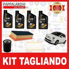 KIT TAGLIANDO 3 FILTRI + OLIO SELENIA 5W40 K FIAT 500 1.2 BENZINA 51KW 69CV