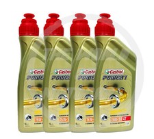 OLIO MOTORE CASTROL POWER1 15W50 4T API SL  JASO MA 2  4 LITRI X MOTO 4T POWER1