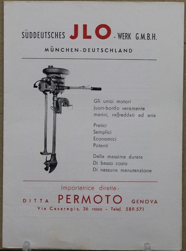 Depliant jlo motore fuoribordo - motore,