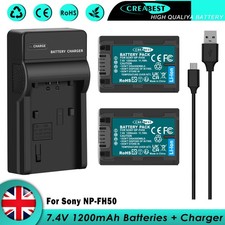 2x Batteria per Sony NP-FH50