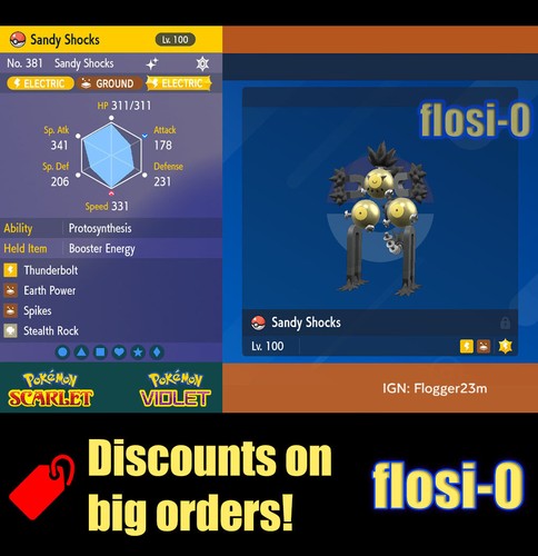 6iv shiny sandy shocks - shiny,