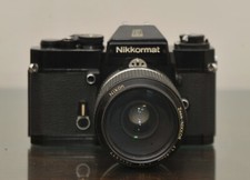 Nikon Nikkormat EL Con Nikkor Zoom 43-86mm f3.5 AI Revisionata Testata Con Film