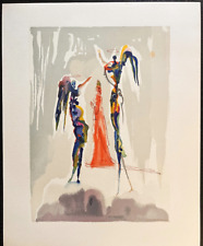 Salvador Dalì - Xilografia originale - Illustrazione Divina commedia 1963